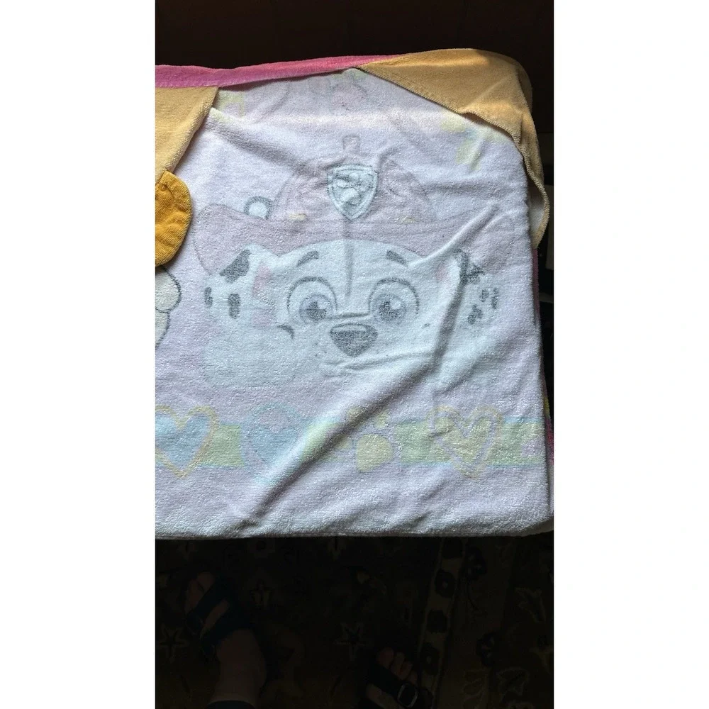 Paw Patrol Kids Hooded Towel Wrap 100% Cotton Beach Bath Nickelodeon 23 X 48